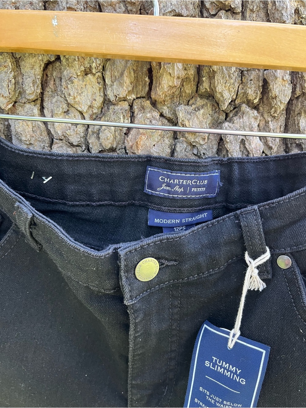 ⭐️NWT Charter Club Black Jeans in size 12P